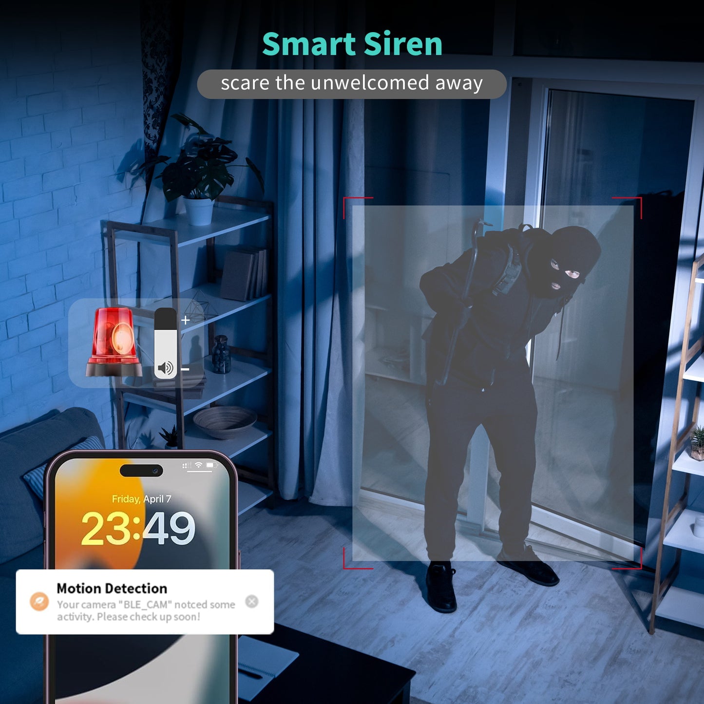 🔥Limited Time Sale Only $15.99🔥Alaga P50 Pan/Tilt Al Home Security Wi-Fi Camera