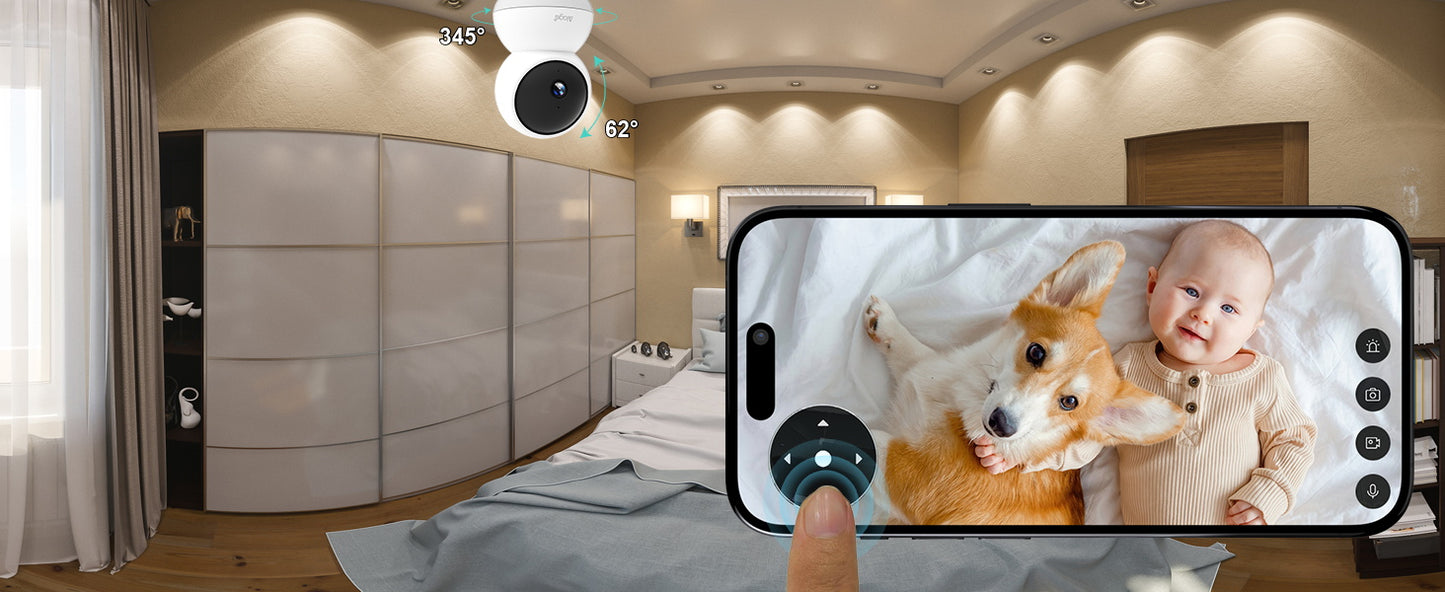 🔥Limited Time Sale Only $15.99🔥Alaga P50 Pan/Tilt Al Home Security Wi-Fi Camera