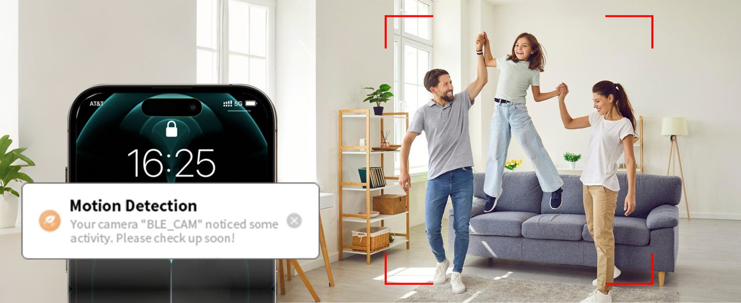 🔥Limited Time Sale Only $15.99🔥Alaga P50 Pan/Tilt Al Home Security Wi-Fi Camera