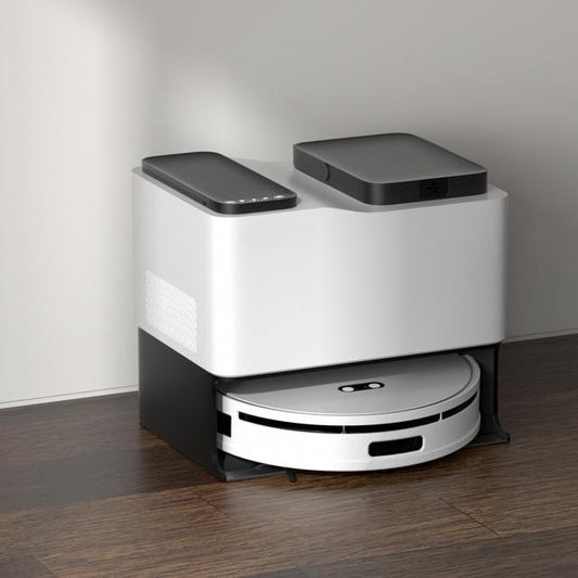 Hotel Use Self-Washing Robot Vacuum Cleaner with Mopping Function Automatic Cleaning Mop Lift Features for Wet Dry Applications