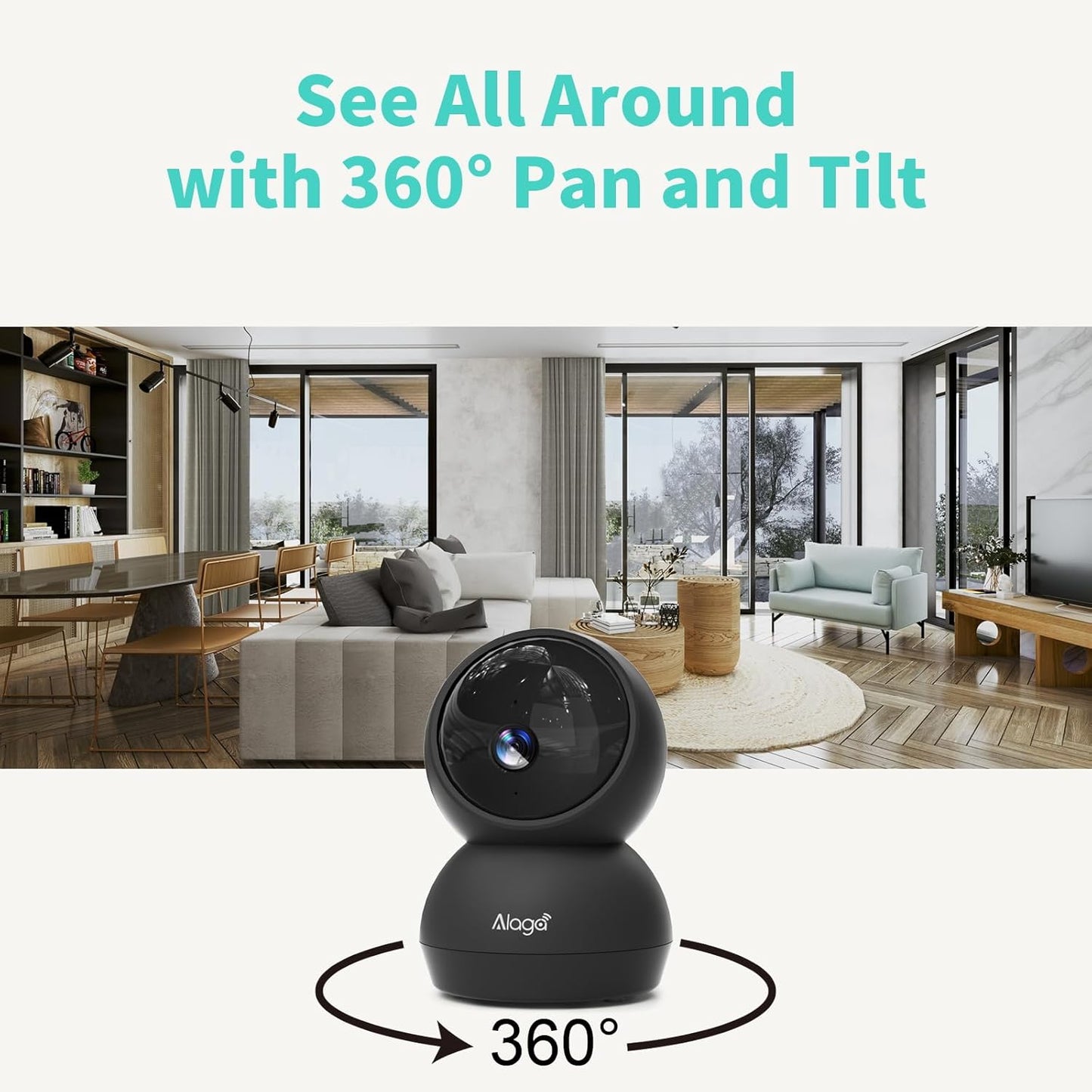 Alaga Black 2303 Indoor Security Camera